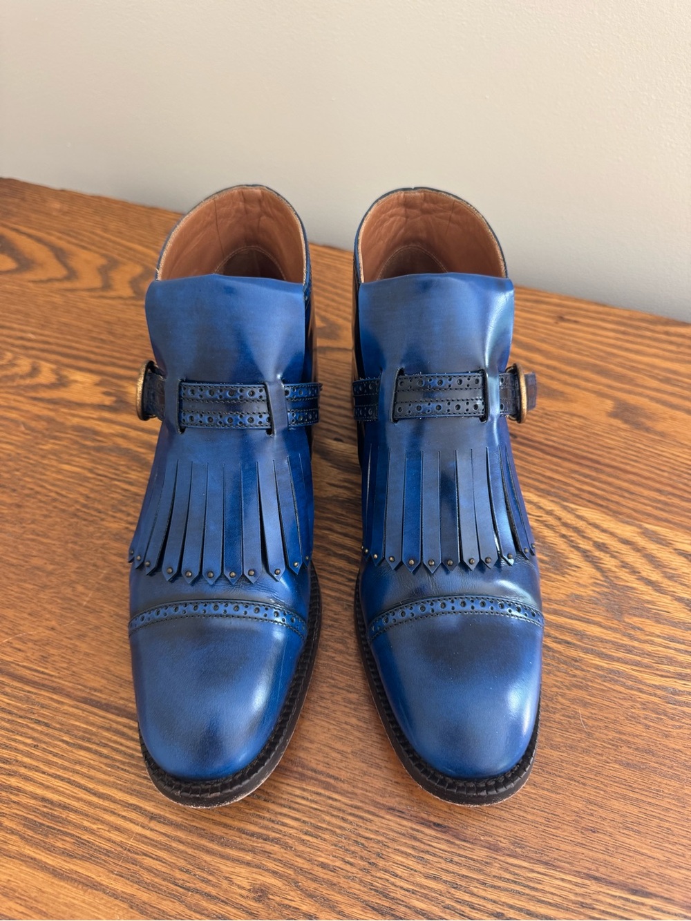 Fringed Monk Strap Women’s Dress Shoes